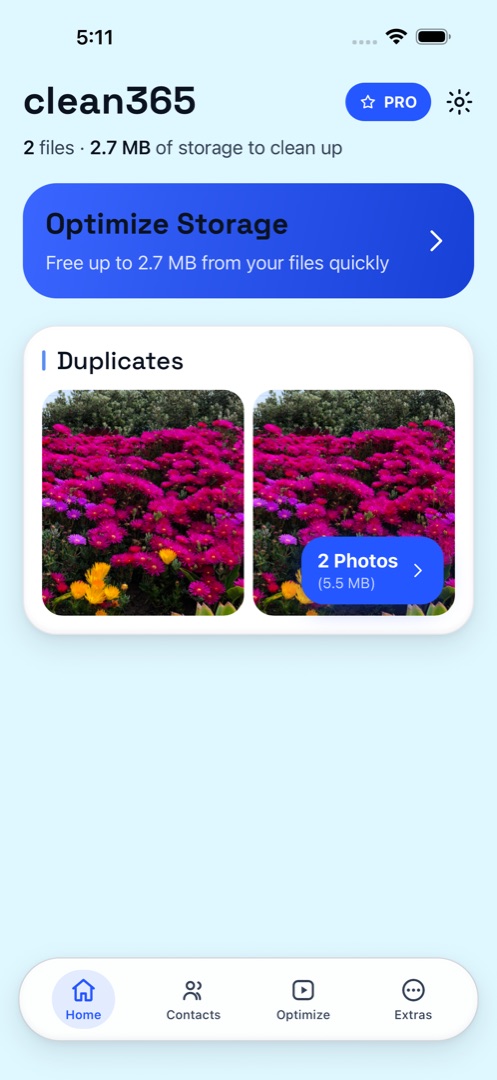 Clean365 app screenshot